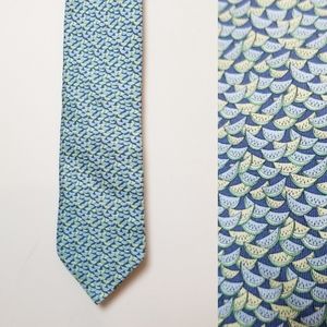 Salvatore Ferragamo lemon lime tie